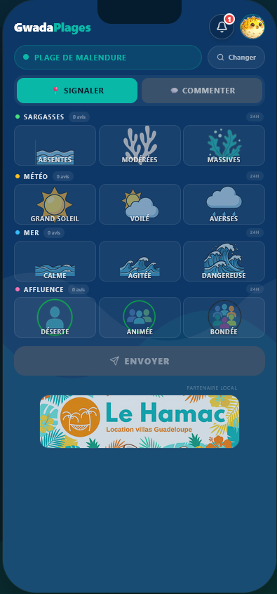 Signalement GwadaPlages